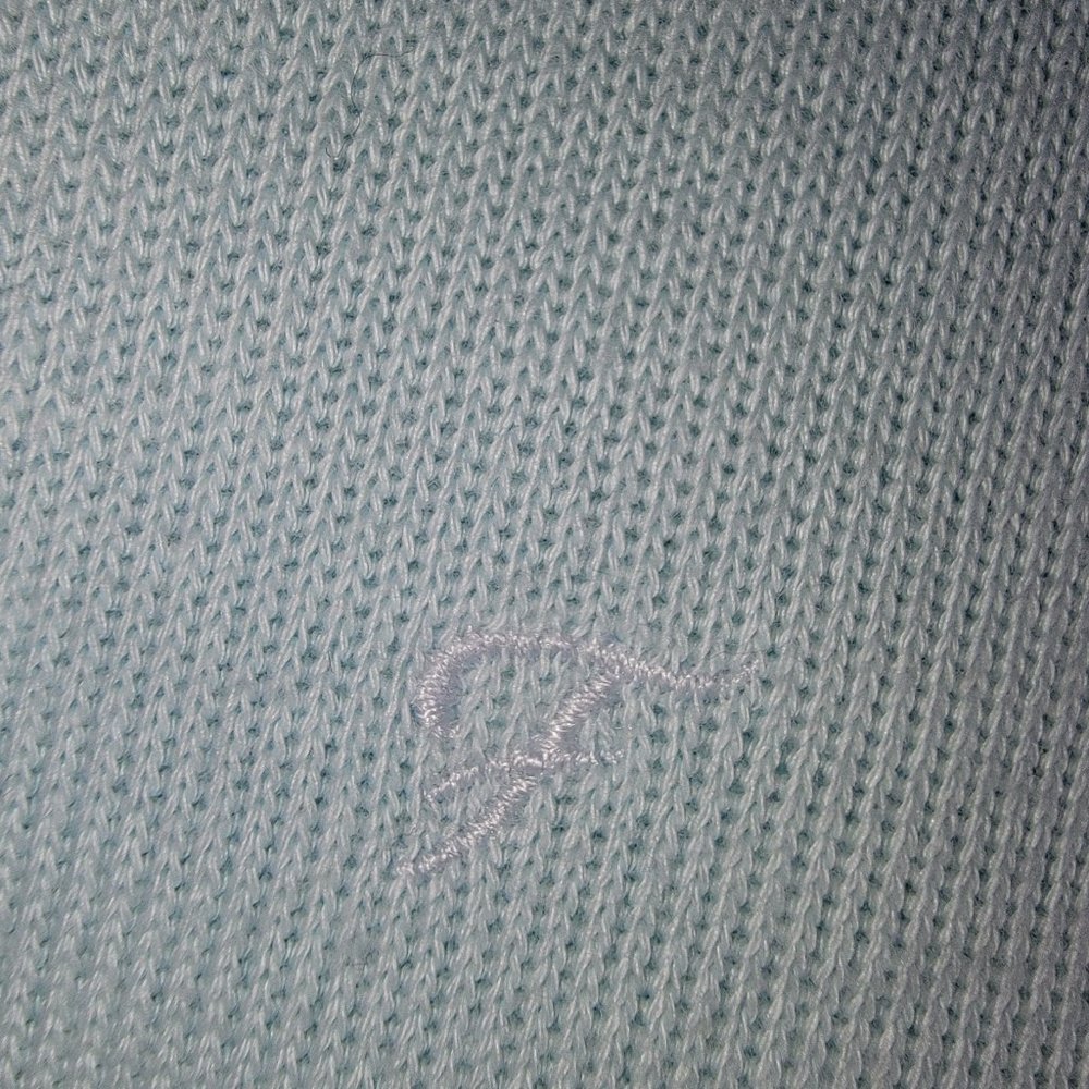 Faconnable full zip sweater - Men's Size Medium - Baby Blue - Picture 4 of 5